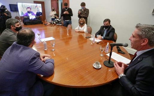 Arcioni y Luque avanzan en acuerdos de infraestructura social para Comodoro