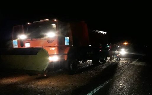 Hay nevadas en las rutas cercanas a Comodoro