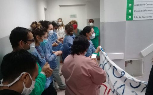 En el hospital donde están los pacientes con Covid-19 no saben cuándo cobraran