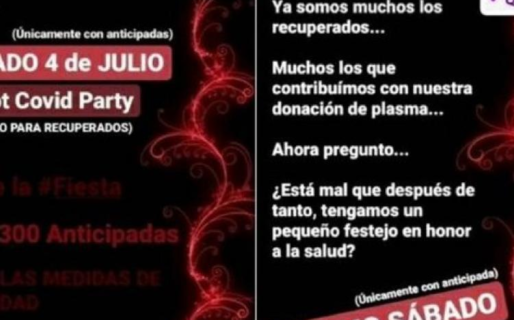 Fiesta clandestina para recuperados de Covid: 300 anotados y buscan impedirla