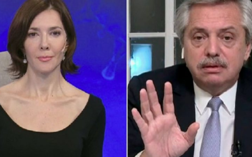 El tuit de Cristina Pérez tras el fuerte cruce con Alberto Fernández