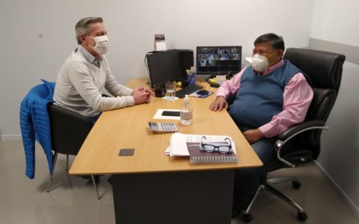 El gobernador Arcioni se reunió con “Loma” Ávila y analizaron la reactivación paulatina del sector petrolero