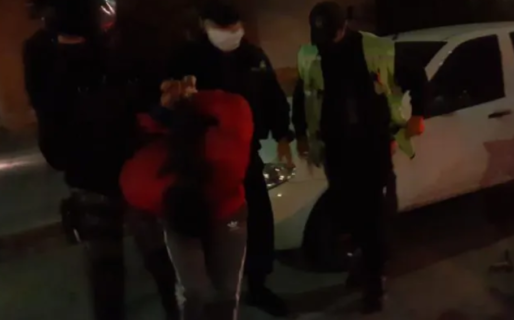 Lo detuvieron con una tumbera en La Loma