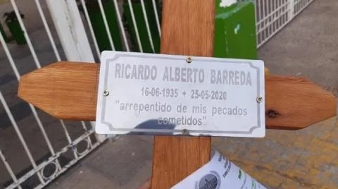 La particular frase en el epitafio de la tumba del femicida Barreda