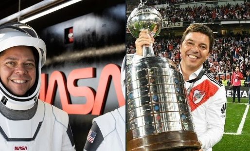 Estás igual: el increíble parecido de un astronauta del SpaceX con Marcelo Gallardo que se hizo viral