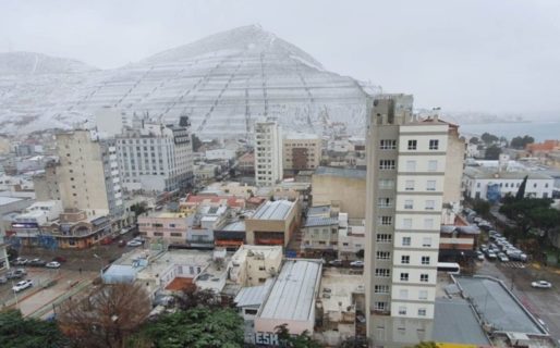 Este viernes llegaría la nieve a Comodoro