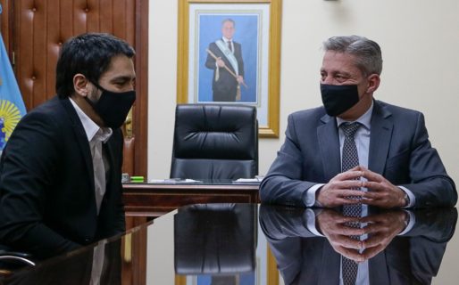 Arcioni se reunió con el coordinador de municipios patagónicos
