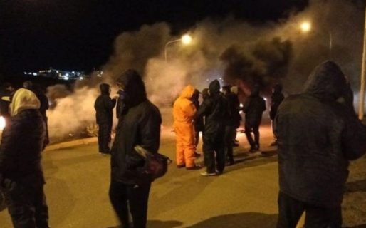 SOMU encabeza un corte de ruta en Puerto Madryn