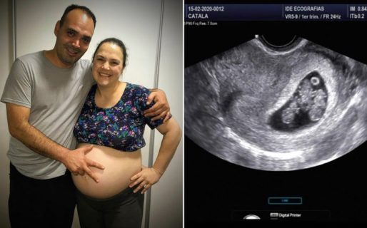 Buscaban su primer hijo y quedó embarazada de «trigemelas»