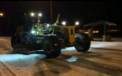 Vialidad Nacional  trabaja en tramos de rutas con nieve