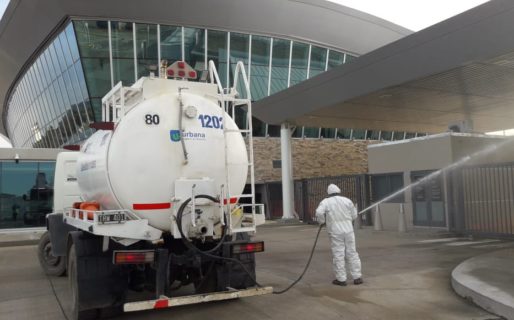 Urbana desinfecta más de 1140 calles por día