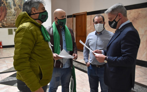 Arcioni recibió al Secretario General de ATE, Guillermo Quiroga