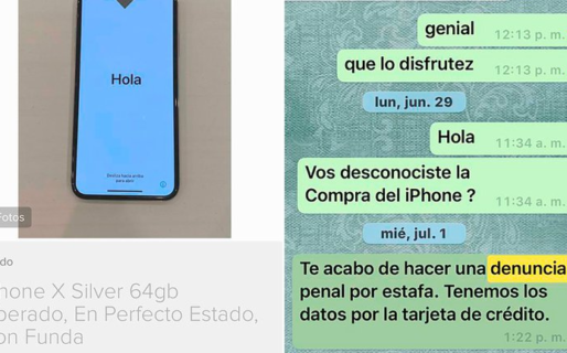 Mercado Libre: le robaron un iPhone y 62 mil pesos