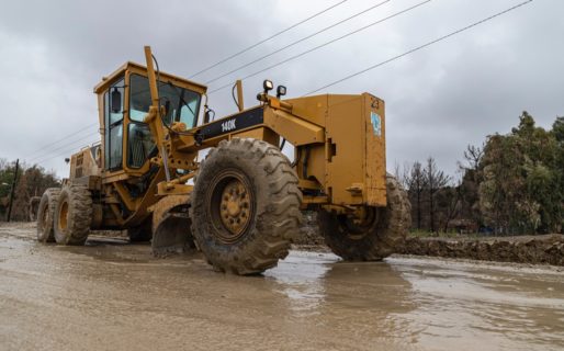 La Municipalidad trabajó en la transitabilidad de las calles tras las lluvias