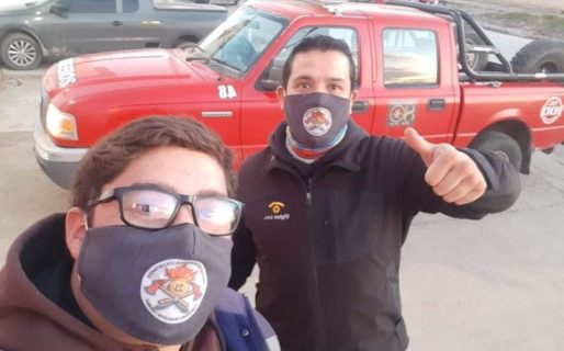 Bombero del Destacamento 3 se recuperó de Covid 19