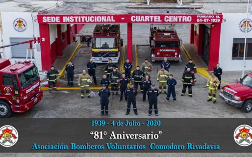 Bomberos festejan 81 años de servicio a la comunidad