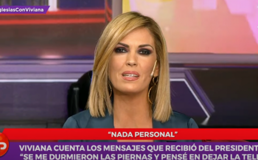 Viviana Canosa: «Presidente, podrá lograr que me echen (de El Nueve) pero no que me vaya de la tele»