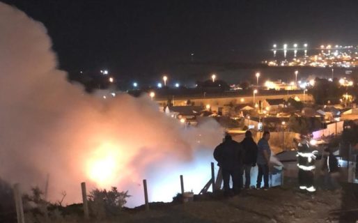 Incendio en una vivienda de Kilómetro 3