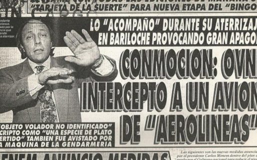 La increíble noche en la que un ovni voló junto a un avión de Aerolíneas en Bariloche