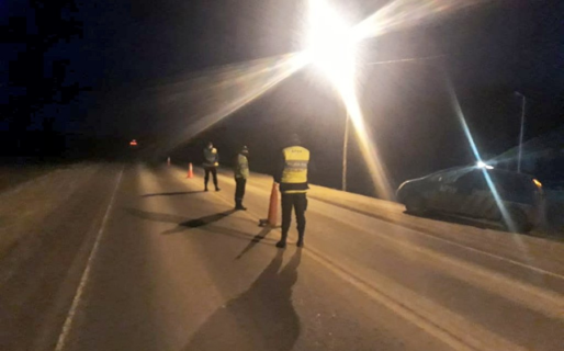 Seguridad Vial realiza tareas de prevención en el Acceso Oeste de Comodoro