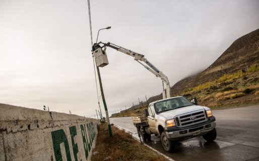 La SCPL instaló 260 luminarias LED`s en los corredores escolares y la Ruta Nº 1