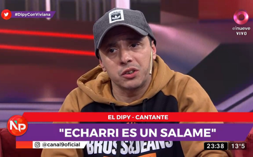 El Dipy le respondió a Echarri: “Se hace el humilde, pero va de compras a Miami y nunca lo vi en una olla popular”