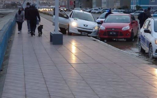 Se produjo un accidente de tránsito en Avenida Tiburón