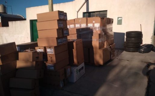 Chubut recibió nuevo envío de Nación con equipos e insumos médicos, por la pandemia de COVID-19
