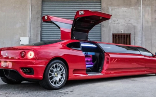 La espectacular limusina Ferrari: cuesta U$S 260.000 y es para 8 personas