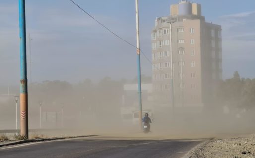 Sigue el alerta por vientos intensos en Comodoro