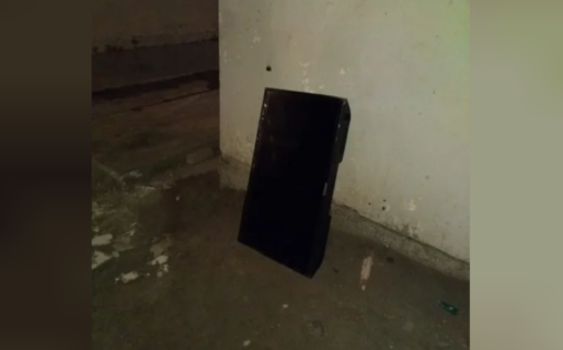 Caminaban con un televisor robado pero los sorprendió la policía