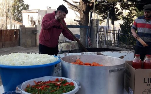 Barrio Sismográfica: Preparan la segunda olla solidaria