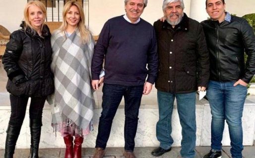 Alberto Fernández recibió a Hugo Moyano en Olivos