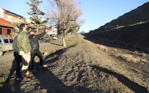 Avanzan las gestiones para reactivar la obra de Aterrazamiento del Cerro Chenque