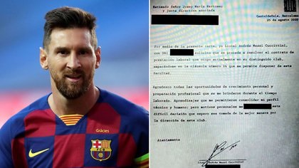 Sería falso el Burofax «filtrado» con el que Messi se habría despedido del Barcelona
