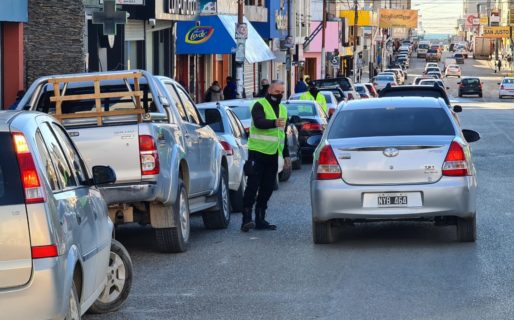 Control de transito en el centro de la ciudad
