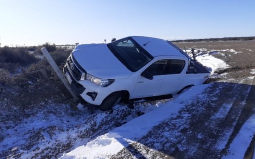Un vuelco y un despiste en cercanías a Comodoro Rivadavia