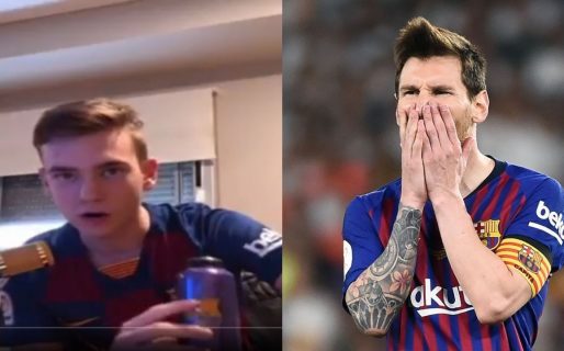 Engañó a todos: insultó a Messi y el mundo entero vio su video pero era mentira