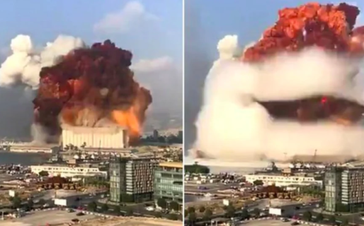 Impresionante explosión en el puerto de Beirut: Estalló un depósito y hay cientos de heridos
