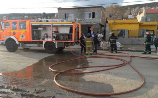 Se quemó una vivienda en el barrio San Martín