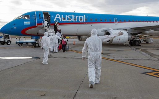 Mañana arriba un vuelo de Buenos Aires