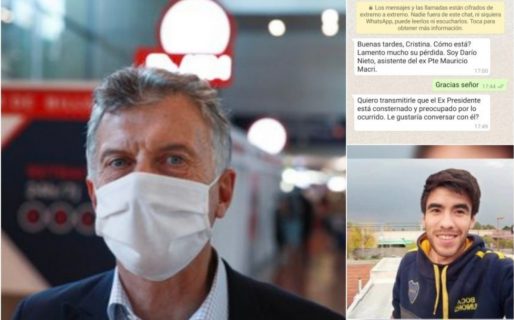 Reapareció Macri con un mensaje a la familia de Facundo Astudillo
