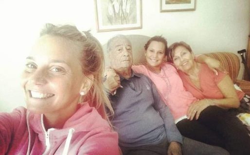 La emotiva despedida a su abuelo:»Te fuiste y lo intentamos»