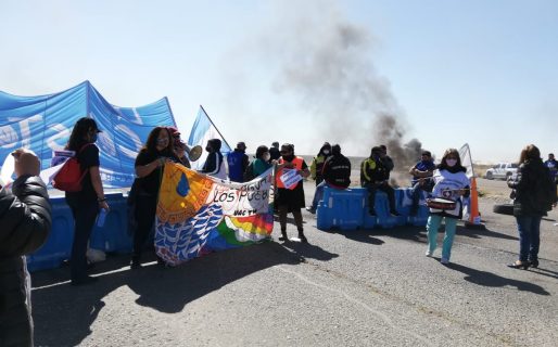 Estatales cortaron la Ruta 3 en Trelew: “Ya no damos más”