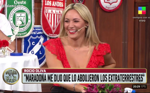 Rocío Oliva contó cuando Maradona desapareció dos días y dijo «que se lo llevaron los marcianos»