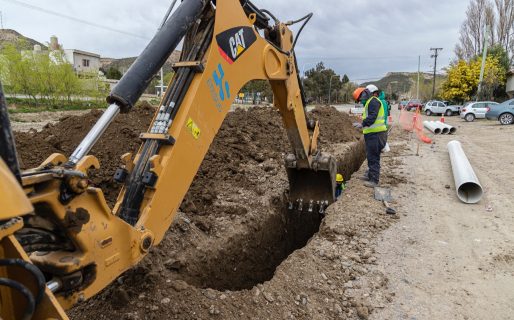 Avanza la reconstrucción de la avenida Fray Luis Beltrán