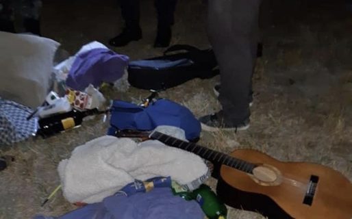 La Policía demoró a dos jóvenes que se fueron de camping al Lago Musters