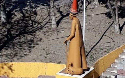 Vandalizaron el monumento al Padre Corti