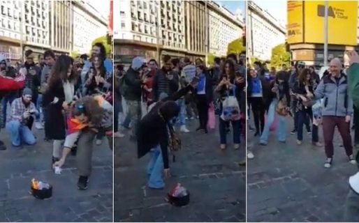 Un grupo de personas hicieron ‘quema de barbijos’: «son primitivos, autodestructivos y mezquinos”