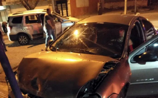 Conducía alcoholizado y provocó un accidente